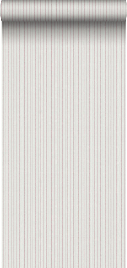 Sanders & Sanders behang strepen grijs en rood - 53 cm x 10.05 m - 640711