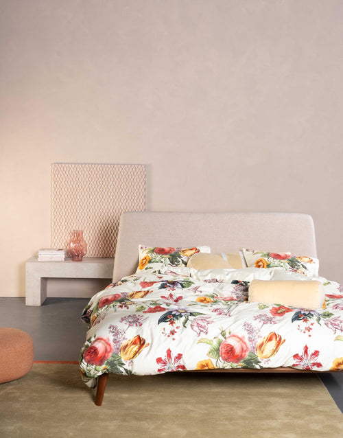 Essenza Florea dekbedovertrek - Tweepersoons – 200x200/220 cm - Vanille