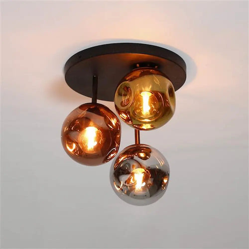 Ylumen plafondlamp Stellar - 3 lichts - 30  x 33   cm - zwart