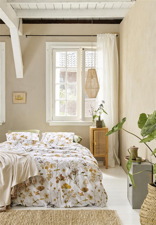 Ariadne at Home dekbedovertrek Flowerlove - 240x200/220 cm - wit