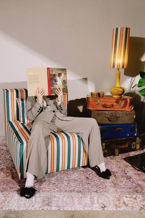 Fluwelen lounge fauteuil - vtwonen shop