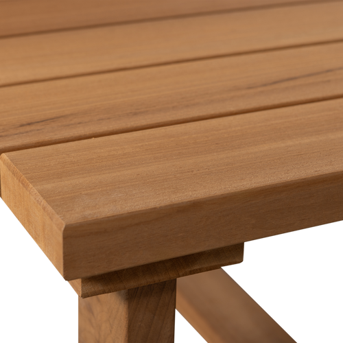 WOOOD salontafel tuin Banco - Hout/Metaal - Naturel - 42x122x68