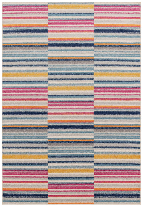 Vloerkleed Easy Living Muse Multi-Coloured Stripe Rug MU06 120x170 cm - vtwonen shop