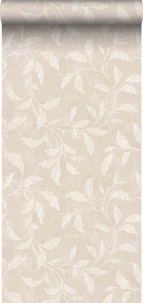 Borastapeter behang bladeren beige - 53 cm x 10.05 m - 660256 - vtwonen shop