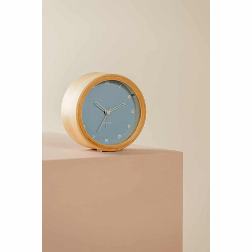 Karlsson wekker Gentle - blauw - Ø11.8cm - vtwonen shop