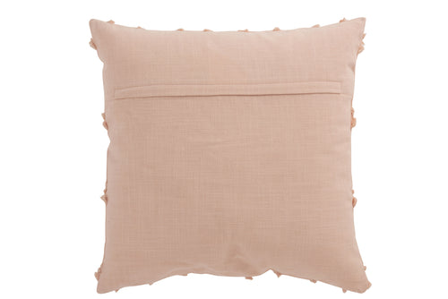 J-Line kussen Golvende Ruiten - katoen - lichtroze - vtwonen shop