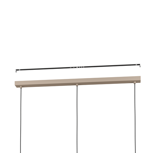 EGLO hanglamp Valdiola - e27 - 93 cm - beige/goud - staal