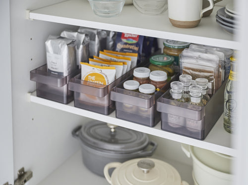 Yamazaki Koelkast Organizer - Tower - Zwart - vtwonen shop