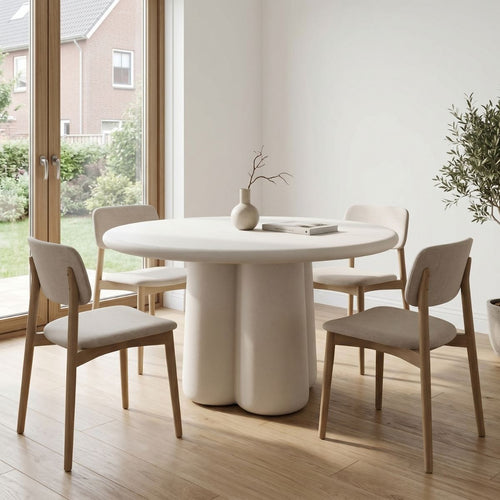 Giga Meubel Eettafel Boaz - Rond - MDF - 120cm