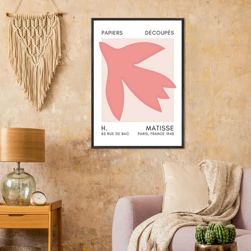Artfulprints Poster Matisse – Shapes in the air taupe   - 70x100 cm - Taupe