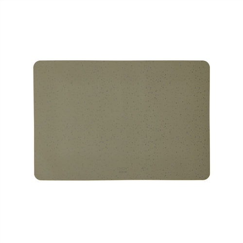 OYOY Placemat 50 x 34 cm – Groen siliconen