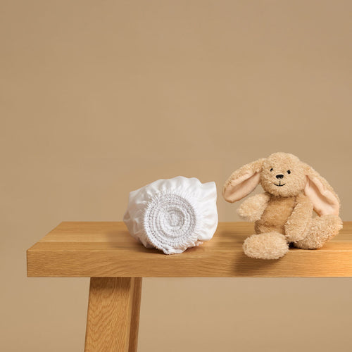 Coco & Cici - Tencel Sateen Hoeslaken 70 x 145 cm - 1 Persoons Beddengoed - Kinderbeddengoed - Lyocell - Hypoallergeen & Extra Zacht - Wit - vtwonen shop