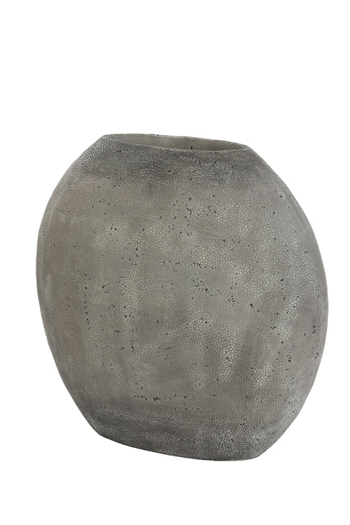 Light & Living vaas RAYSKIN - 49.5x20x45cm - grijs