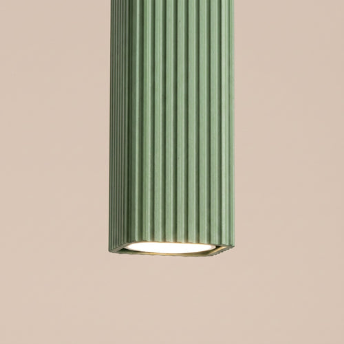 Sollux Lighting Hanglamp RAYO 3P saliegroen - 20x20x108cm
