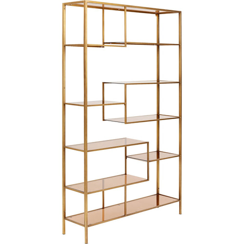 Kare Design Bookshelf Loft 195x115cm Goud