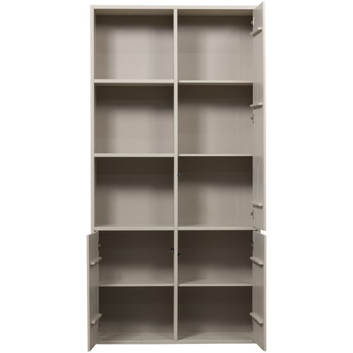 WOOOD opbergkast Meggy Rechts - Grenen hout - Dust/Grijs - 215x108x40