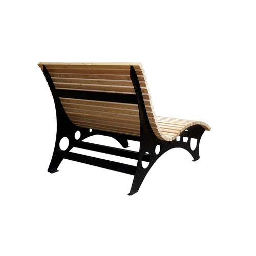 HOME DELUXE wave houten ligstoel TAIGA - 120 cm - vtwonen shop