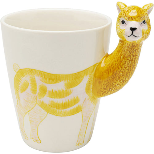 Kare Design Mokken alpaca geel (4/set) - vtwonen shop