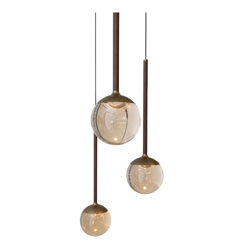 Lucide hanglamp CALINA - Geïntegreerde LED - Amber