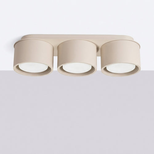 Sollux Lighting Plafondlamp MODO 3 taupe Gx53 - 32,4x10,4x8,2cm