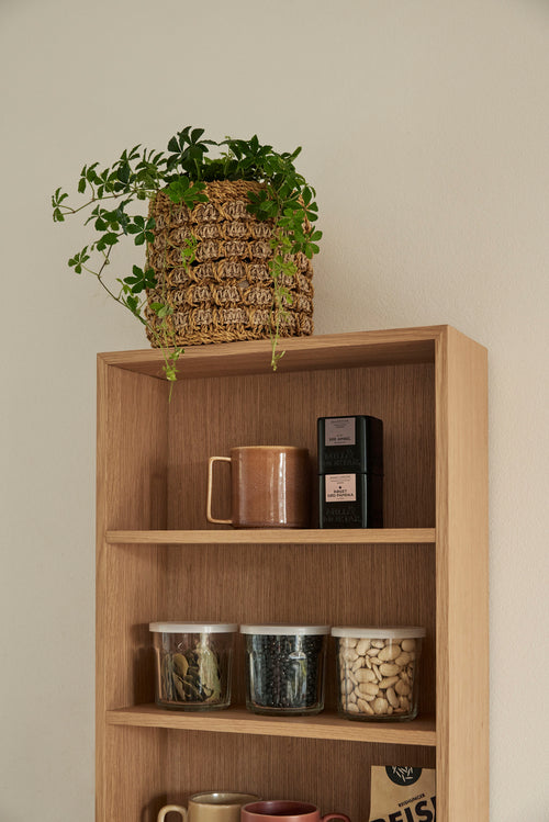 Hübsch plank Kappu - mdf/eikenfineer - 40x15xh100cm