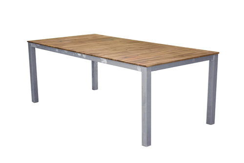 Rebellenclub Rechthoekige Tuintafel Eski - 200 x 100cm - Naturel Hout - vtwonen shop