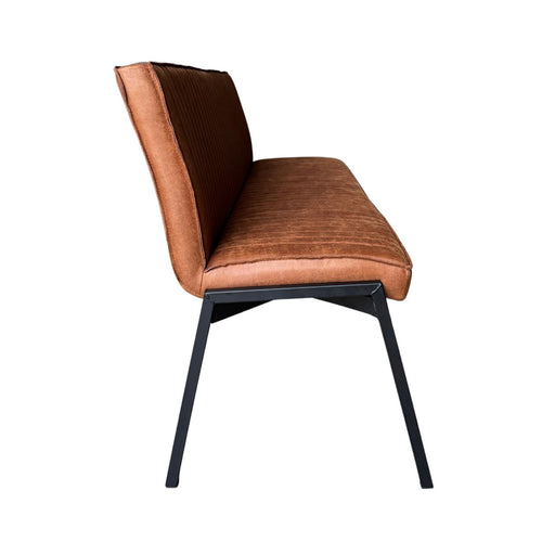 Starfurn Eetkamerbank Tivoli - Cognac Leer - 185x56x88cm