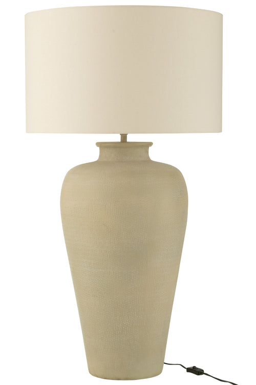 J-Line lamp Cilinder - aluminium - ecru