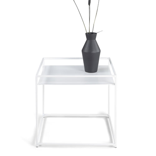 Spinder Design bijzettafel Thin Steel - Wit