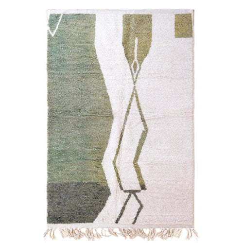 AFK Living vloerkleed Berber - handgemaakt - Wol - 255 x 156 cm