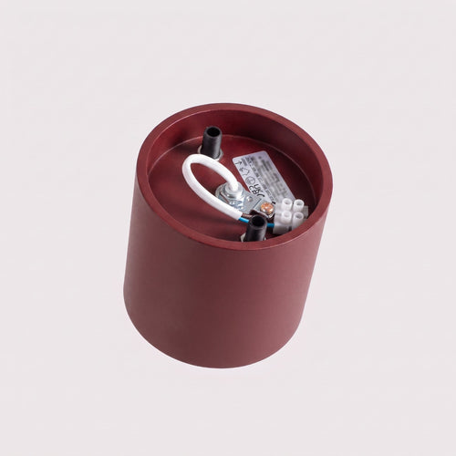 Sollux Lighting Plafondlamp ORBIS 1 bordeaux - 10x10x10cm