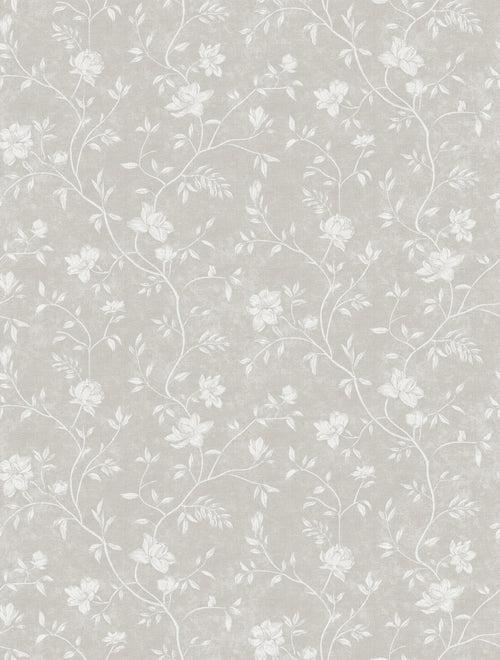 Sanders & Sanders behang bloemetjes beige en wit - 53 cm x 10 m - 640194 - vtwonen shop