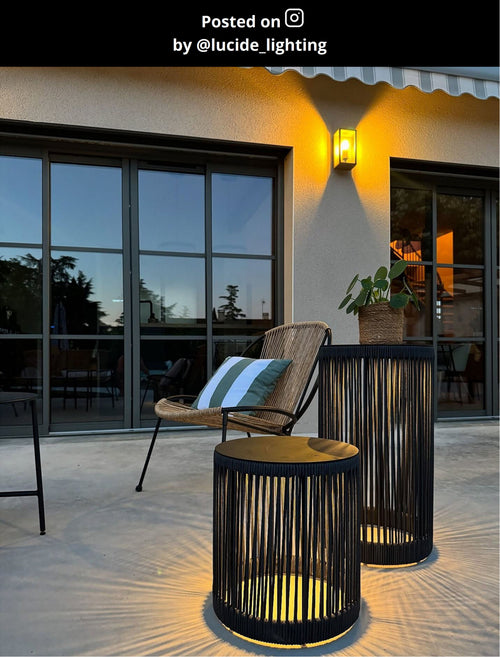 Lucide vloerlamp PINGI - Geïntegreerde LED - Zwart