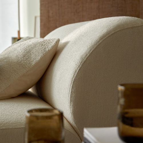 Tikamoon Modulaire stoffen fauteuil in écru, groot model - Beige