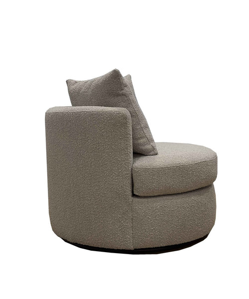 Giga Meubel Fauteuil Thony - Metaal/Schuimstof/Grenen - Taupe