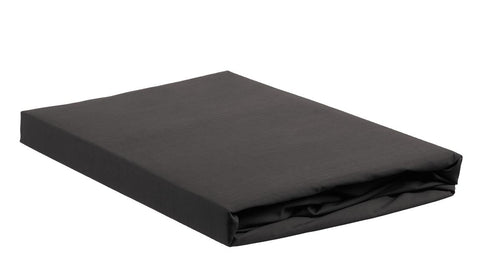 Ambiante hoeslaken Cotton Uni HL - 200x210/220 cm - antraciet