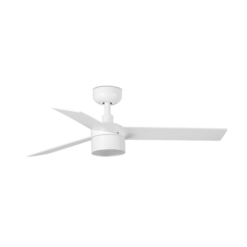 Faro Rudder Rudder Inbouwplafondventilator 106 cm TEK LED Matwit, Bladen van essenhout 4000K, 3 Omkeerbare Bladen
