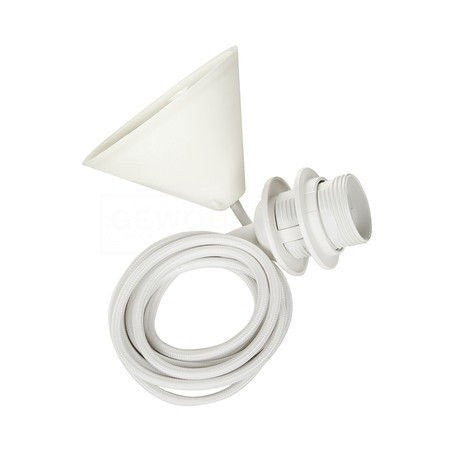 Umage Carmina Mini hanglamp misty grey - met koordset wit - Ø 32 cm - vtwonen shop