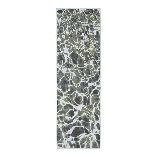 Louis De Poortere vloerkleed River - groen - 80x250cm