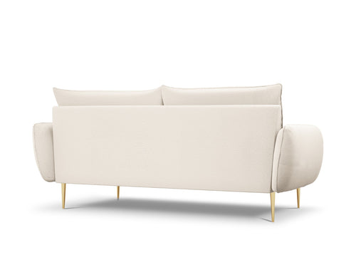 Cosmopolitan Design Bank Vienna 4-zits, boucle, beige - 92x230x95cm