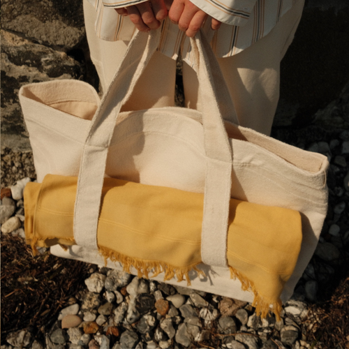 WAY strandlaken - 100 x 220 cm - Soleil