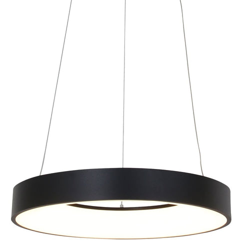 Steinhauer hanglamp Ringlede - 1 lichts - 48x 160 cm - zwart - vtwonen shop