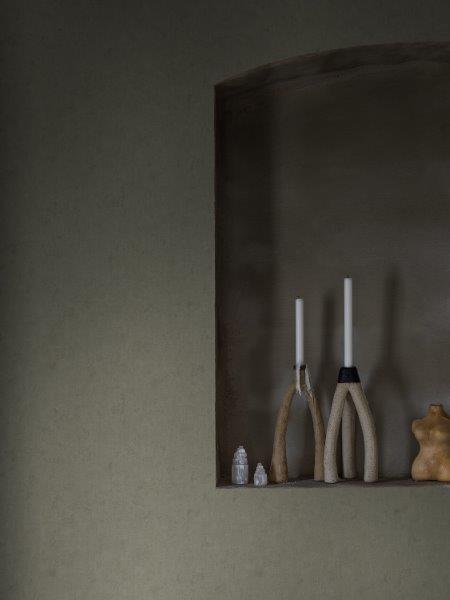 Borastapeter behang effen groen - 53 cm x 10.05 m - 660337