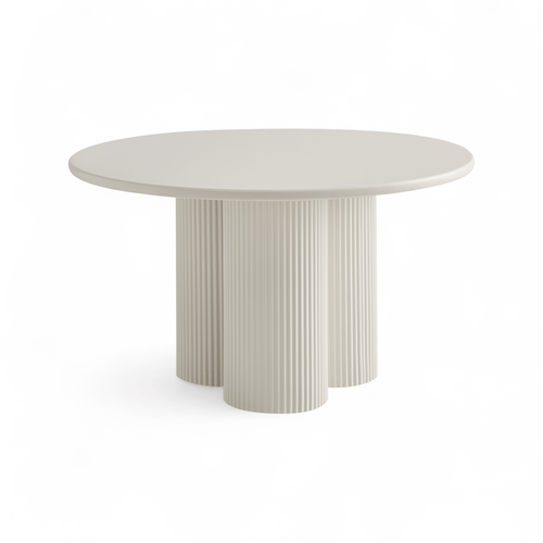 Furnhouse salontafel set Flow - Crème wit - Ø 50/80 cm