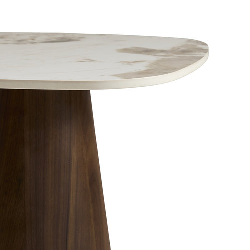 Signature - ALESSANDRA Tafel - Bruin - 58x50x50 cm