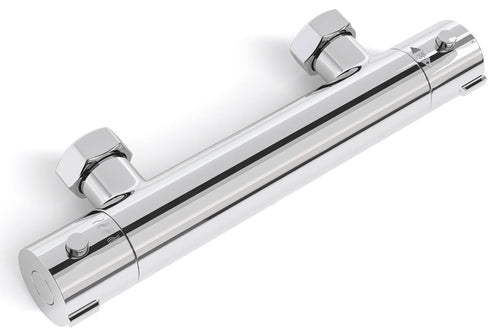 LOMAZOO thermostatische douchekraan - met temperatuurbegrenzer 38°C - chroom - h.o.h. 15 cm