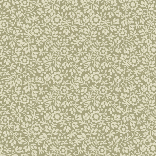 ESTAhome behang bloemetjes groen - 50 x 900 cm - 131669 - vtwonen shop