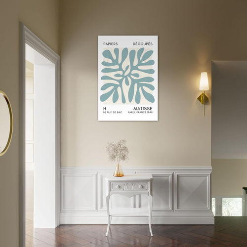 Artfulprints  Matisse - Deep ocean turquoise   poster 50x70 cm - vtwonen shop