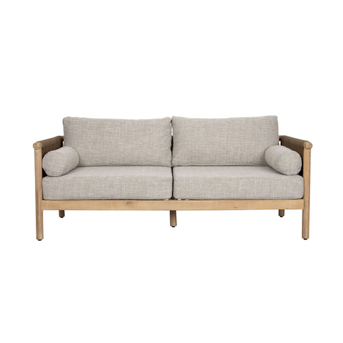 Dutchbone Oasis Tuinset Bank, Salontafel + 2x Fauteuil/ Loungestoel - Beige