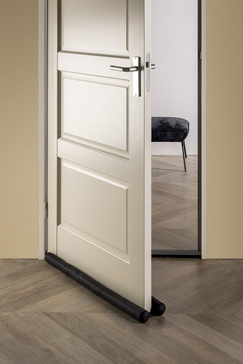 TITO - tochtrol 80x16x5 cm - dubbele tochtstopper - Raven - zwart - vtwonen shop